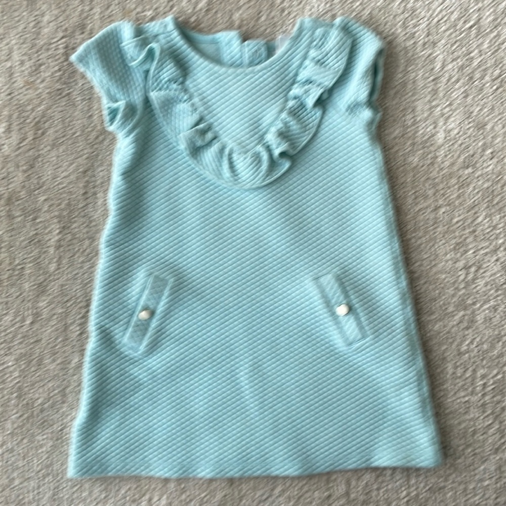 Teal aqua blue janie and jack 4t dress